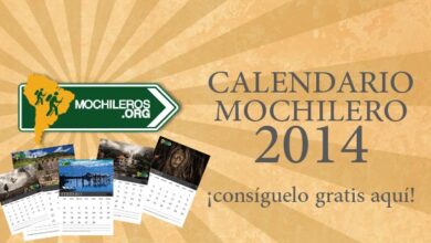 calendario 2014 mochileros viajeros