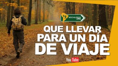 que llevar en la mochila para un dia de viaje