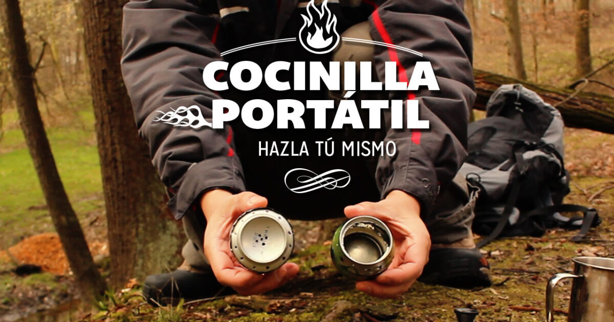 como hacer cocinilla o estufa con una lata y alcohol