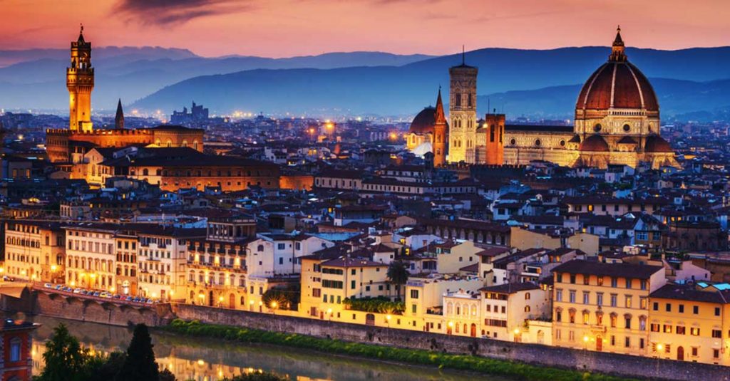 Florencia, Italia - viajar en tren por Europa