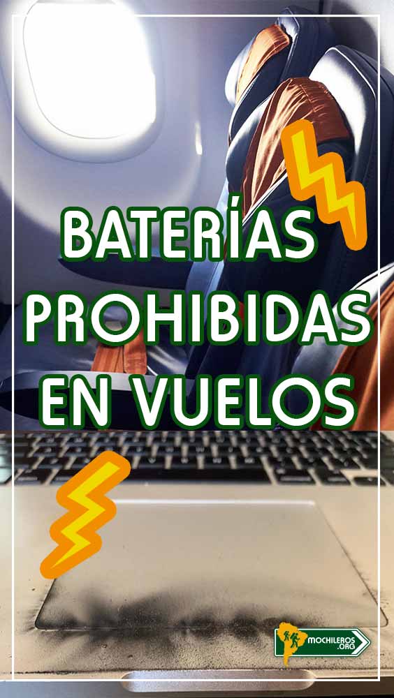 Baterías prohibidas en vuelos: Power bank Macbook Pro - Mochileros.org