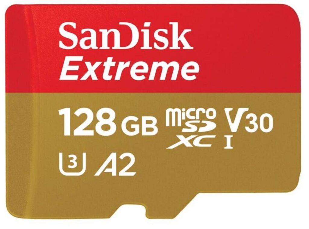tarjetas de memoria: sandisk extreme 128gb microsdxc v30 U3 A2