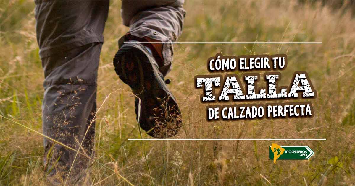 como elegir talla de calzado outdoor