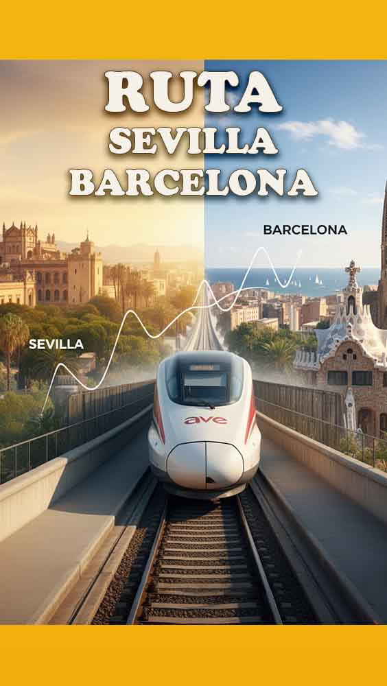 Descubre todas las opciones para viajar de Sevilla a Barcelona: tren, bus, avión o coche. Compara precios, tiempos y consejos reales, con rutas recomendadas y experiencias de mochileros.