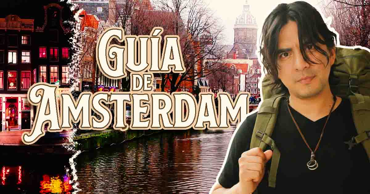 Guía de Ámsterdam 2026. Esta guia contribuye con contenidos no genericos, originales que incluyen video y experiencias propias, reales y humanas. Camina con Nelson Mochilero por Ámsterdam quien te revela 23 instrucciones clave para conocer la ciudad: desde dormir barato hasta evitar los timos de la ciudad.