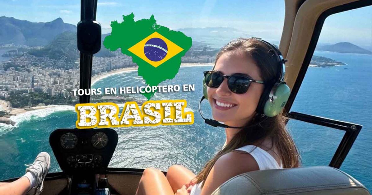 Tour en helicóptero en Brasil sobrevolando la costa de Río de Janeiro con vista al Pan de Azúcar y playas de Ipanema - Fotografía aérea de alta resolución para guía de viajes premium en Sudamérica.