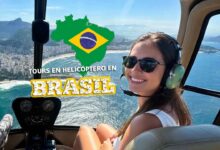 Tour en helicóptero en Brasil sobrevolando la costa de Río de Janeiro con vista al Pan de Azúcar y playas de Ipanema - Fotografía aérea de alta resolución para guía de viajes premium en Sudamérica.