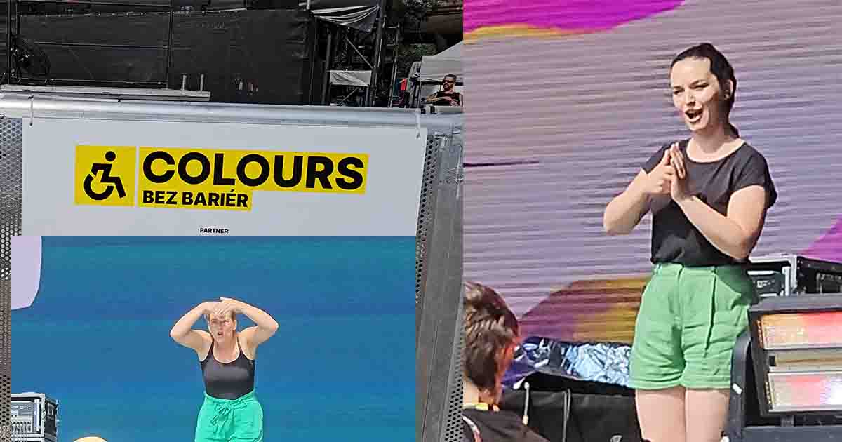 Cómo sobrevivir a un festival con lluvia: 15 trucos que aprendí en Colours of Ostrava festival accesible para todos con traducciones, y espacios para gente con discapacidad, adultos mayores y niños.