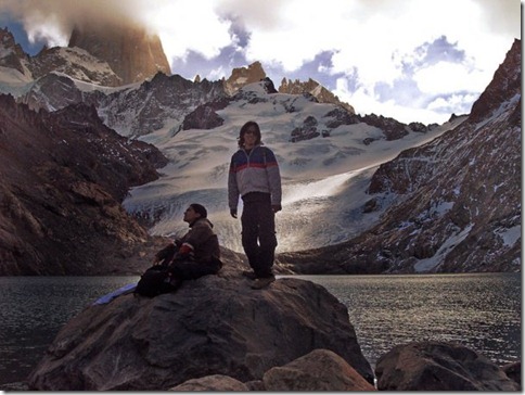 montaña nevado laguna