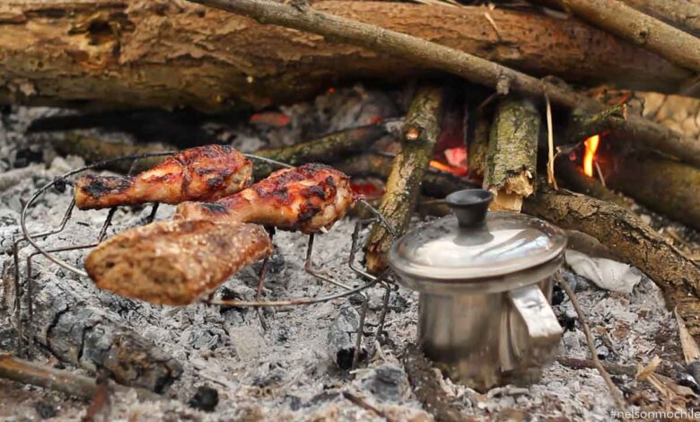 Bushcraft aire libre Mochileros