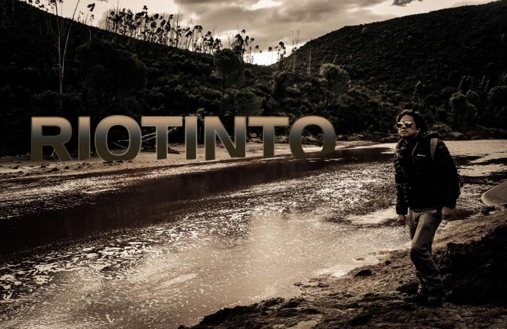 Minas de Riotinto y el Río Tinto en Huelva España