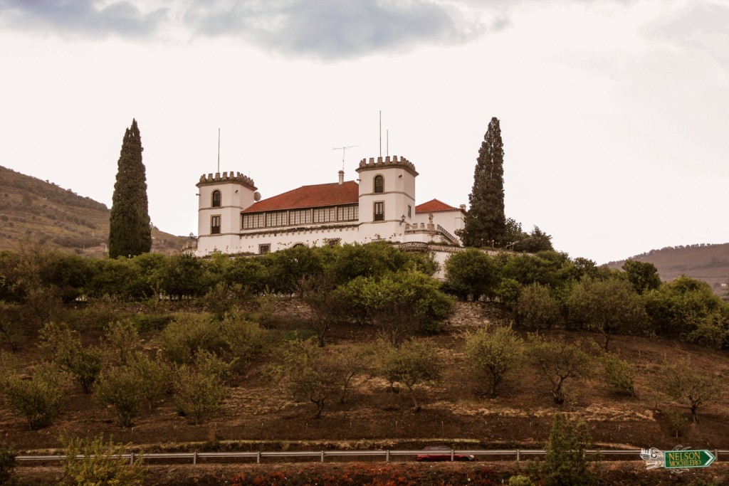 Castillo al margen del río Douro